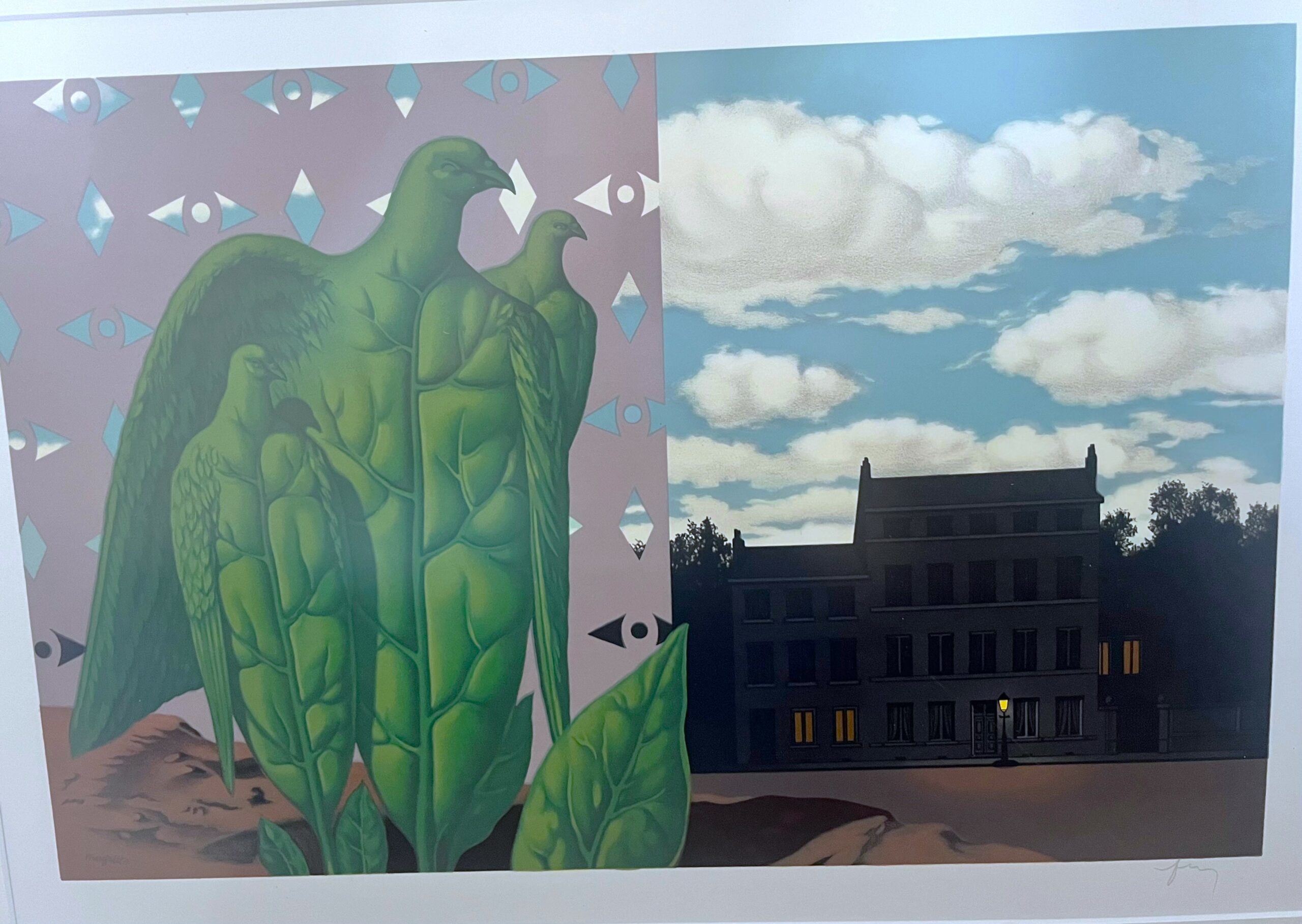 René MAGRITTE (1898-1967), D’Après. Les Grands Oiseaux sont ceux de l’Ile au Trésor,1968. – Image 2