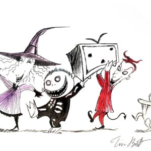 Tim BURTON (Né en 1968) Sans titre,2013.