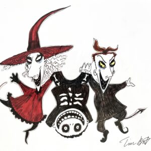 Tim BURTON (Né en 1968) Sans titre,2013.