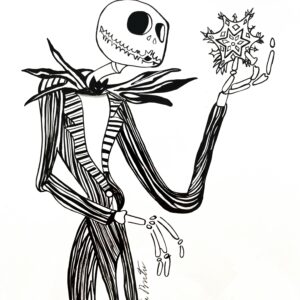 Tim BURTON (Né en 1968) Sans titre,2013.