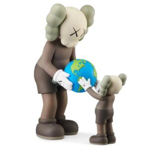 KAWS (Né en 1974) X MEDICOMTOY. Promised (Brown).2020