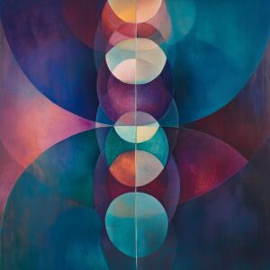 Céleste MORIYAMA (Née en 1976) Spectrum of stillness,2021.