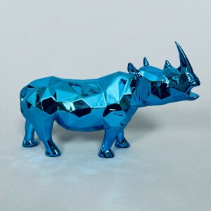 Richard ORLINSKI (Né en 1966) Blue Rhino.