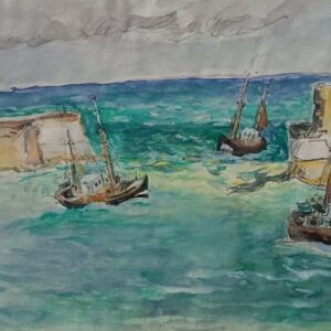 Frédéric LUCE (1896-1974)   « Marine »