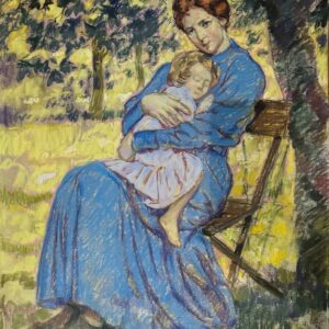 Jean PESKÉ (1870-1949) Maternité.