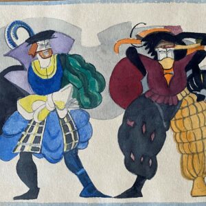 Fedor F. FEDOROVSKI (1883-1955)  Etude de costumes de théâtre.