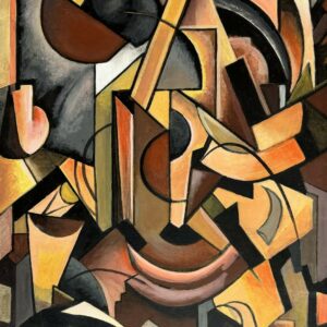 Ivan KUDRYASHOV (1896-1972), Attribué à.  Composition abstraite