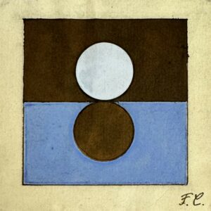 Franciska CLAUSEN (1889-1986)  Composition abstraite.