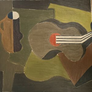 Martine DROIXHE (Né en 1954) Composition abstraite,1990