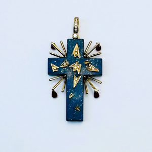 Salvador DALI (1984-1989) « Croix latine rayonnante » 1982