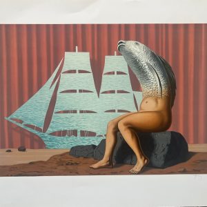 René MAGRITTE (1898-1967), D’Après. Un séduisant navire d’eau de mer,1968.
