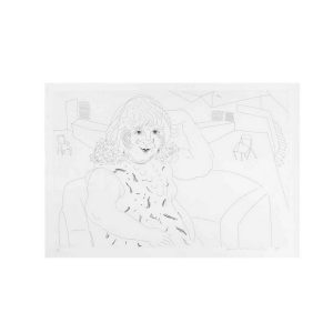 David HOCKNEY (Né e 1937), D‘Après. Ann in the Studio, 1984