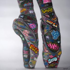 MAXIME BLACHERE (XX-XXIème siècle) Vandale ballerine.