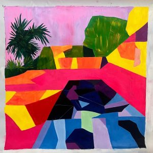 Richard PRINCE (Né en 1194) Sunset Mosaïc, 2024.