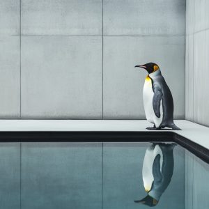 Eva SANTER (Né en 1982) Echoes in water ,2024.