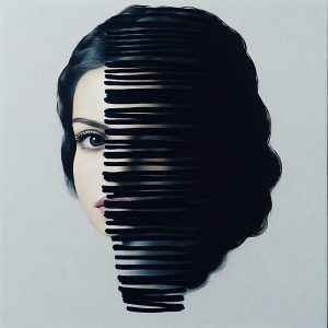 Léna VERIS (Né en 1982) Veiled Identity,2024.