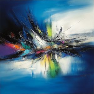 Mwenda KABASELE (Né en 1989) Eruption of ligh, 2023.