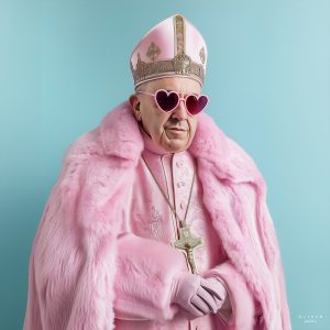 Sébastien OLIVER. Pink Pope.