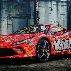 MAXIME BLACHERE (XX-XXIème siècle) Ferrari.