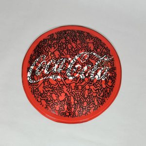 Keith HARING (1958-1990), Attribué à, Etats-Unis.  Sans titre ,1990.