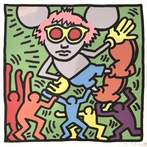 Keith HARING (1958-1990), D’Après. Sans titre.1986.