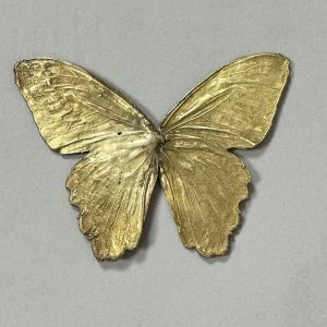 Claude LALANNE (1924-2019), d’Après Grand papillon. Circa 1980. Sculpture en bronze doré. Non signé.