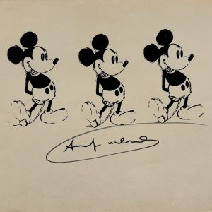 Andy WARHOL (1928-1987), D’Après. Mickey Mouse.