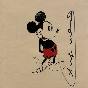 Andy WARHOL (1928-1987), D’Après. Mickey Mouse.