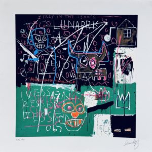 Jean-Michel BASQUIAT (1960-1988), D’Après. Sans titre.