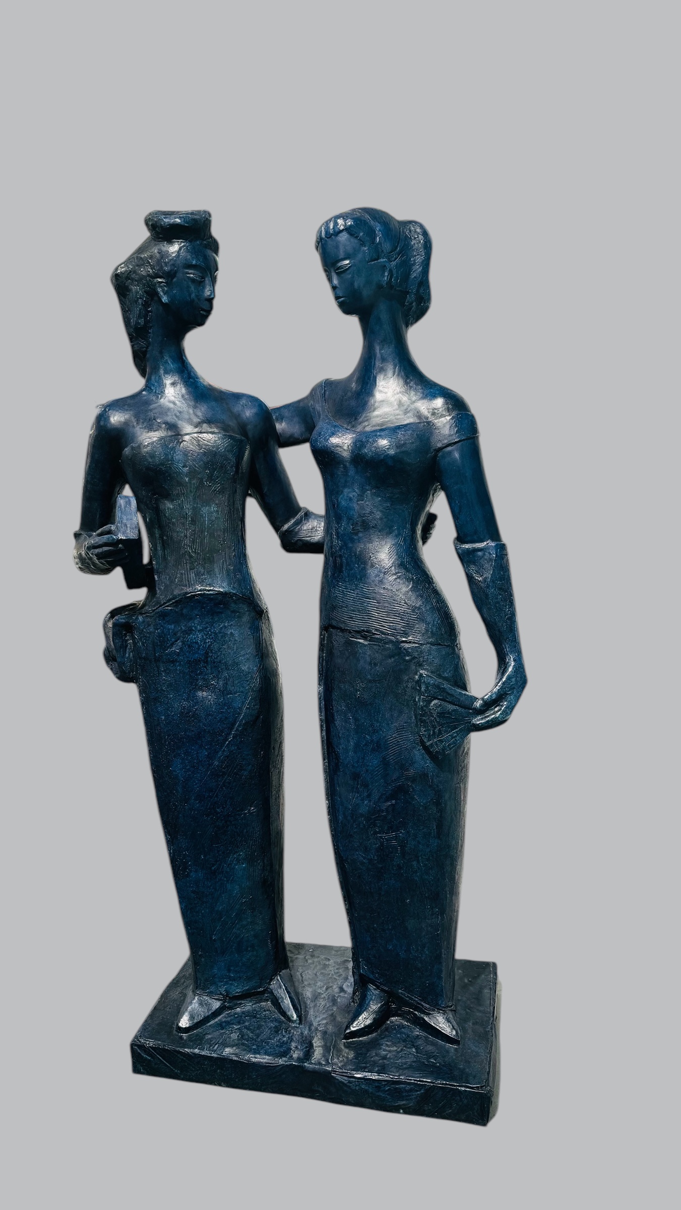 ANTONIUCCI VOLTI (1915-1989) Les Parisiennes aux chapeaux, 1962 – Grand Modèle. – Image 2