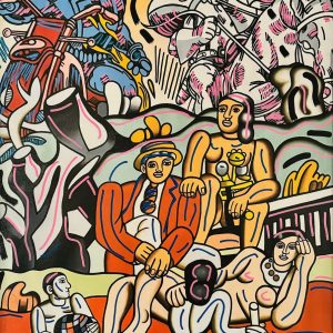 Gudmundur ERRO (Né en 1932)  Hommage à Fernand Léger. circa 2020.