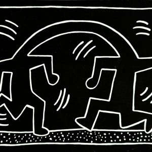 KEITH HARING (1958-1990), Attribué à. Sans titre, 1985.