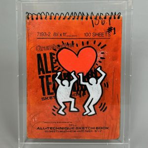 Joris GHILINI (Né en 1978) Le carnet de Keith Haring.