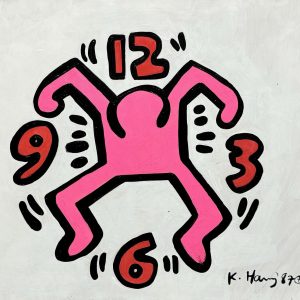Keith HARING (1958-1990), Attribué à  Sans titre, 1987.