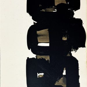 Pierre SOULAGES (1919-2022).    Lithographie n° 18.  1968.