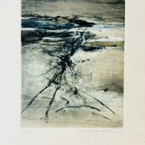 ZAO WOU KI (1921-2013).   Gravure n°187. 1968.