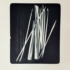 Hans HARTUNG (1904-1989).  Composition abstraite. 1968.