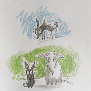 Tim BURTON (Né en 1958)  Sans titre.