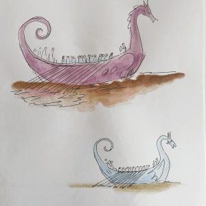 Tim BURTON (Né en 1958)  Sans titre.