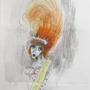 Tim BURTON (Né en 1958)  Sans titre.