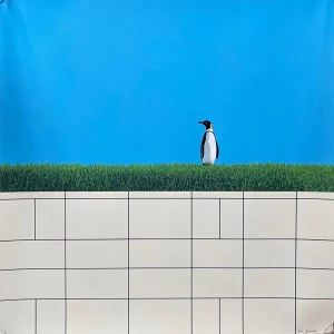 Eva SANTER (Né en 1982)  Isolated wanderer, 2024