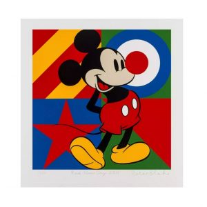 Peter BLACK (Né en 1932)  Mickey (Red Nose Day), 2019.