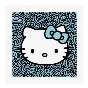 Mr DOODLE (Anglais - Né en 1994)   Kitty Blue, 2021.
