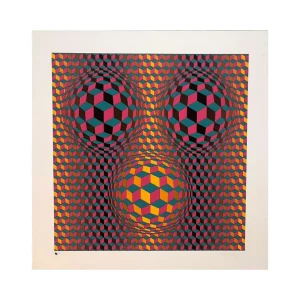 VICTOR VASARELY (1906-1997)   Virgo, 1982.