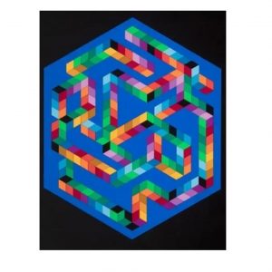 VICTOR VASARELY (1906-1997)   Babel, 1978.