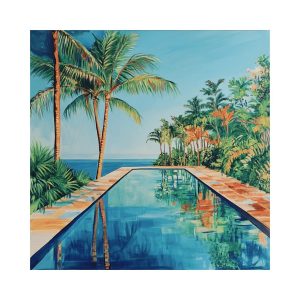 Richard PRINCE (Né en 1994)  Azur Reflection,2024.