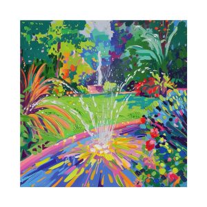 Richard PRINCE (Né en 1994)  The blosseming Fontain,2024.