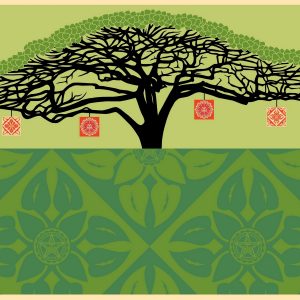 OBEY, Shepard FAIREY (Né en 1970), D’Après.  Green Power, 2017.