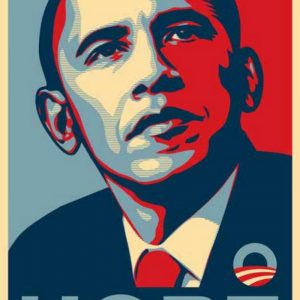 OBEY, Shepard FAIREY (Né en 1970), D’Après.  HOPE, 2008.