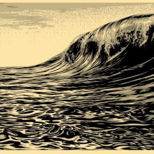 OBEY, Shepard FAIREY (Né en 1970), D’Après.  Infinite Wave.